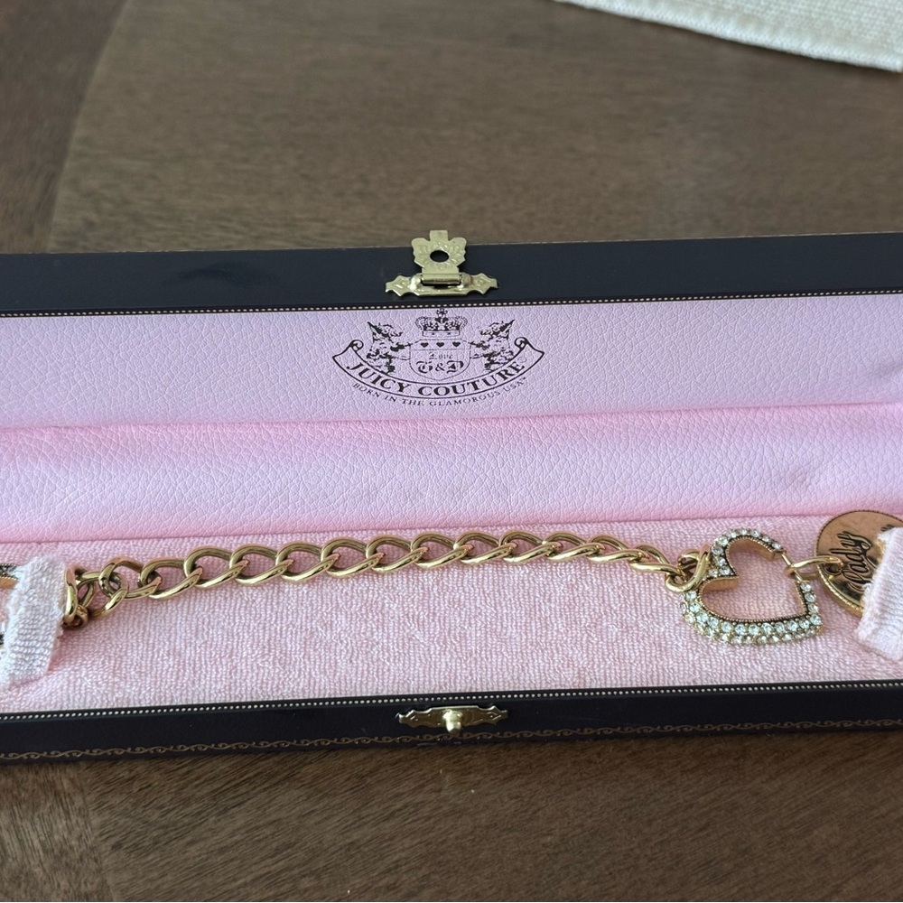 Juicy Couture Gold Chain Bracelet